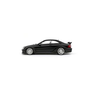 Mercedes-Benz C209 CLK DTM AMG Coupe Obsidian Black Metallic 2004 OttO mobile 1:18 Resinemodell (Türen, Motorhaube... nicht zu öffnen!)